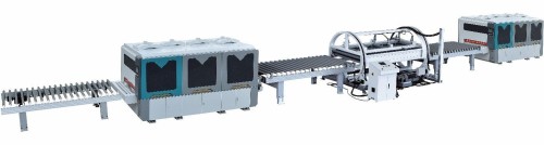 WOODEN DOOR DOUBLE-SIDE PROFILE SANDING PRODUCTION LINE
